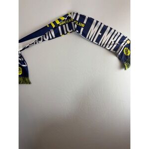 Nashville SC 2025 Season Ticket Member Soccer Scarf Navy Gold MLS Fan Gear
